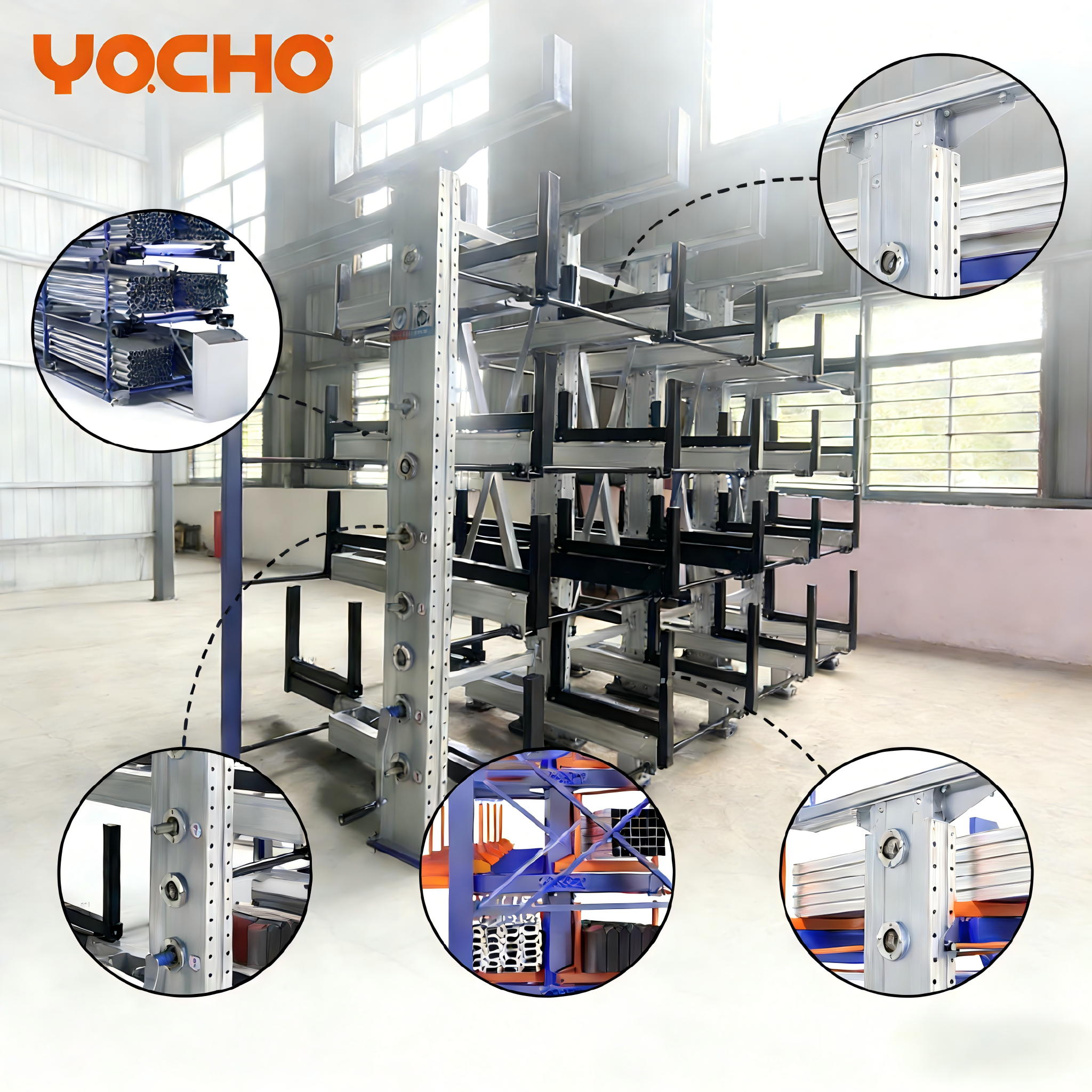 Kệ đúc hẫng bằng kính thiên văn điện