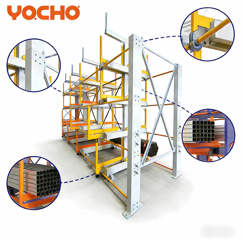 Giá đỡ lưu trữ bằng thép đúc hẫng hạng nặng