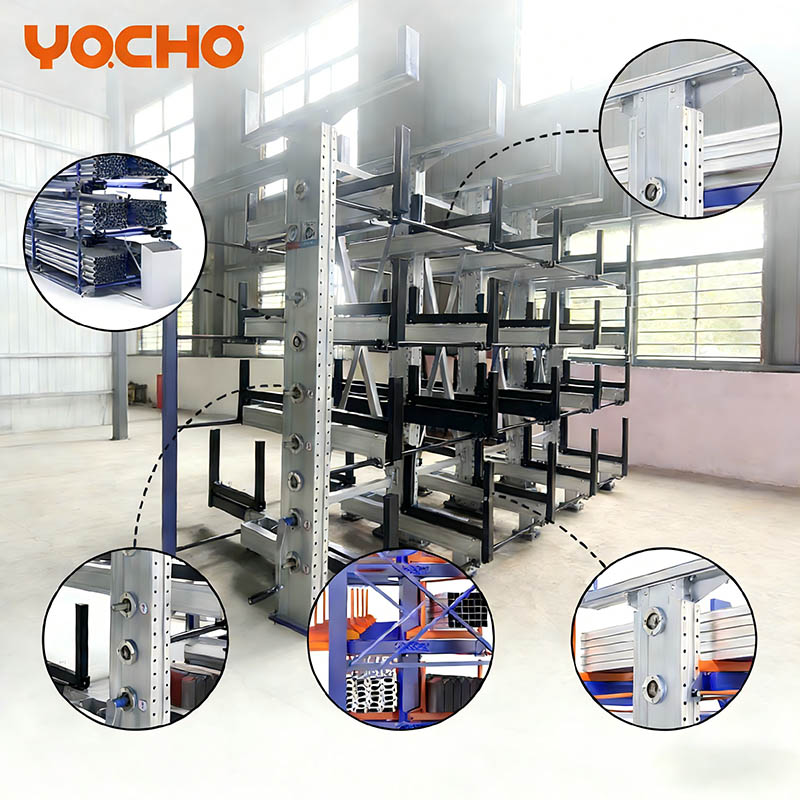 Giá đỡ lưu trữ bằng thép đúc hẫng hạng nặng