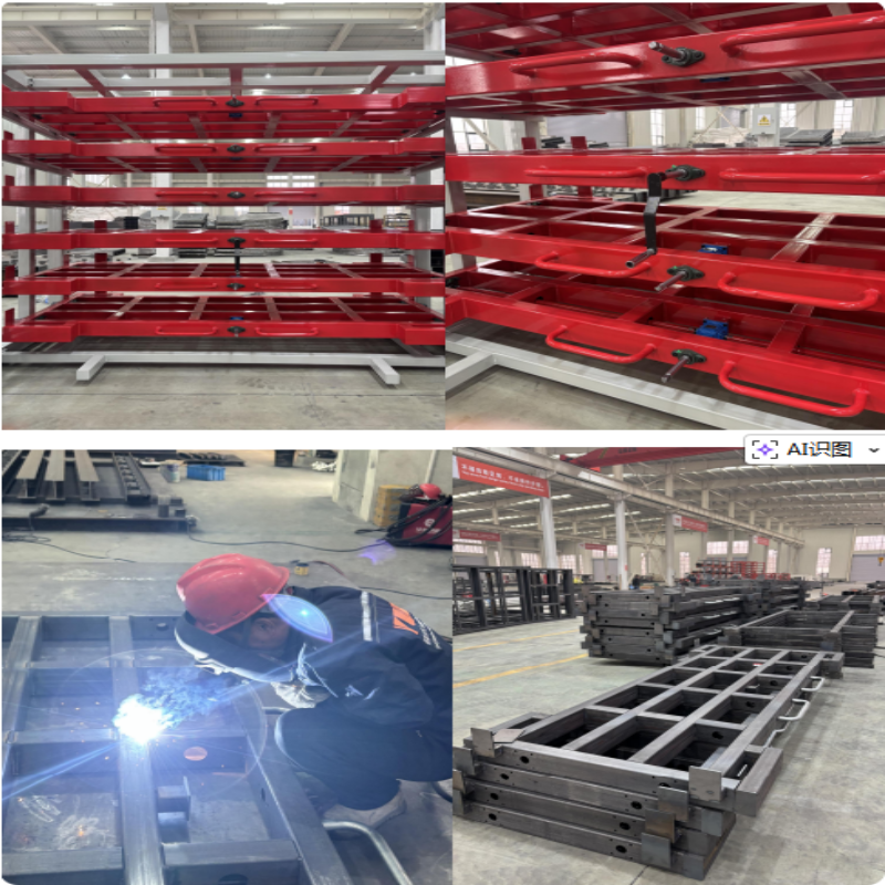 Công ty chúng tôi đẩy nhanh sản xuất kệ kim loại 10 ngăn kéo sau Tết